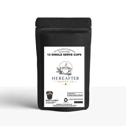 12 Pack Single Serve Coffee Capsules