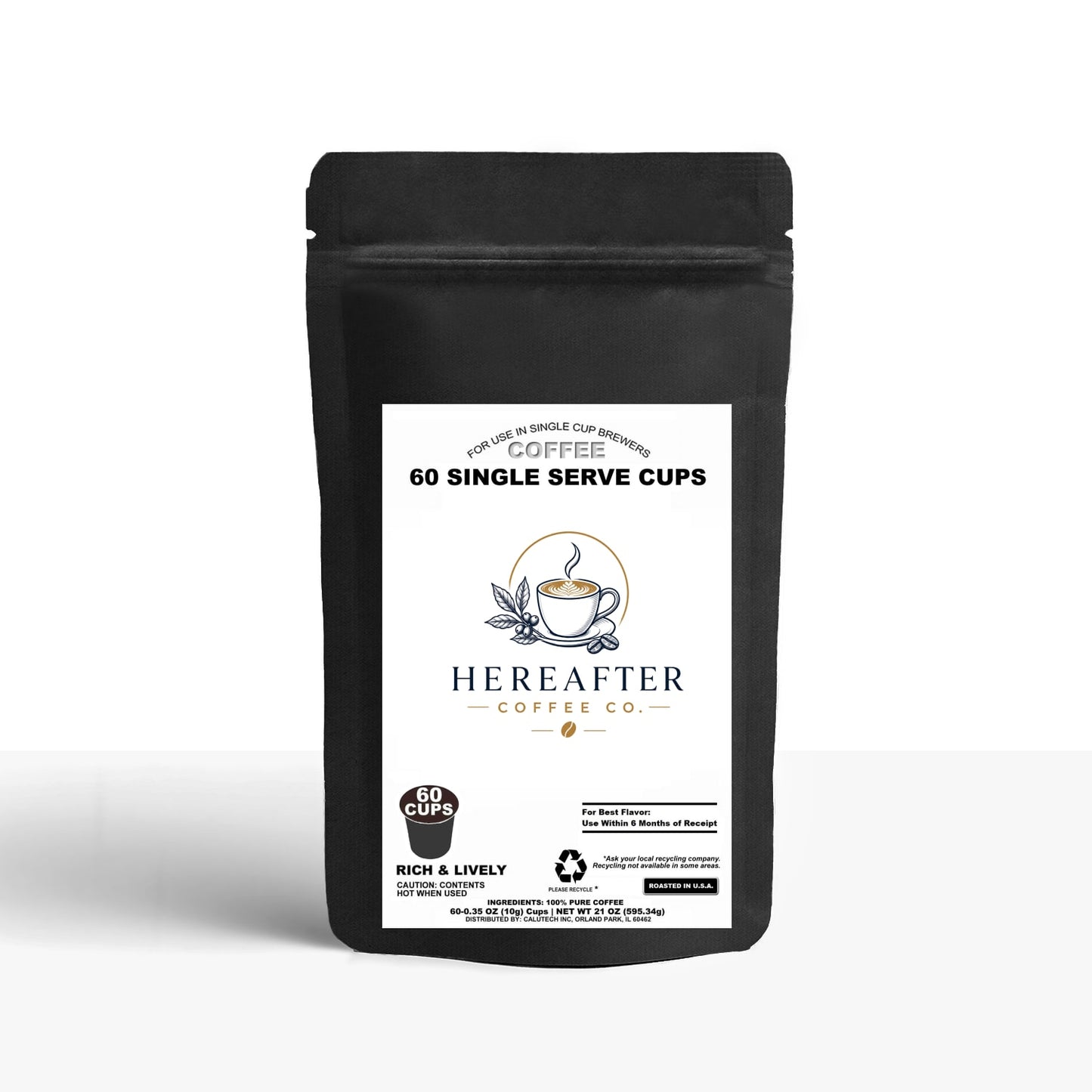 60 Pack Single Serve Coffee Capsules